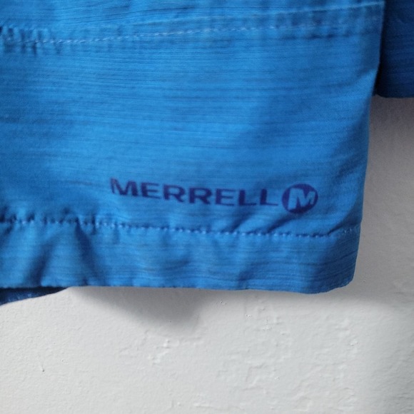 Merrill Opti-Shell Blue Women's Light Hooded Jacket Size SP 72721-0399 - Picture 5 of 9